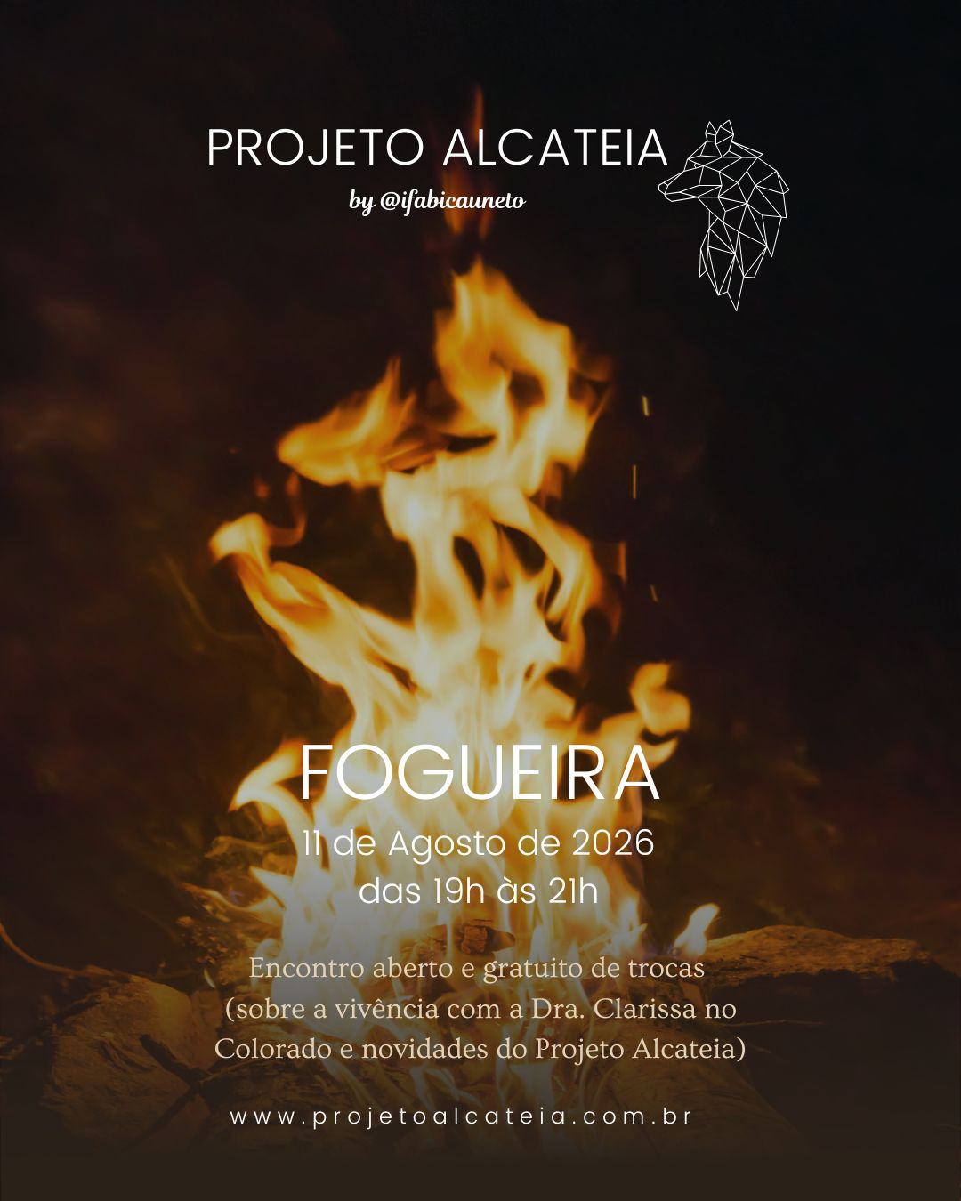 Projeto Alcateia, mulheres que correm com os lobos, roda de mulheres, mulher selvagem, dra estes, fogueira, viagem, colorado