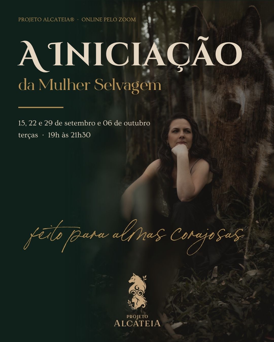 fabi cauneto, projeto alcateia, mulheres que correm com os lobos, dra. clarissa pinkola estés, iniciação da mulher selvagem, mulher selvagem